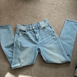 “American Eagle Jeans- High Rise with Rips-Women’s size 0”